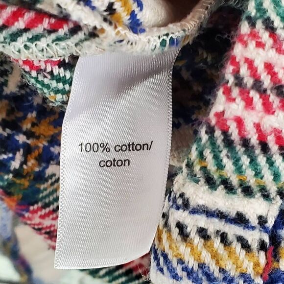 Maurices Women’s Medium Button Down Flannel Shirt Multicolor Plaid 100% Cotton C - Picture 5 of 9